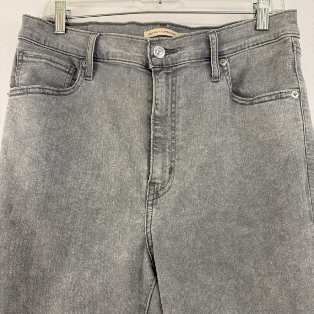 Levi's Mile High Super Skinny‎ Grey Wash Jeans Men's Size 32
